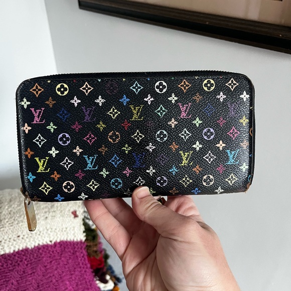 Louis Vuitton Handbags - 2008 Multicolore Monogram Pattern Coated Canvas Zippy Wallet